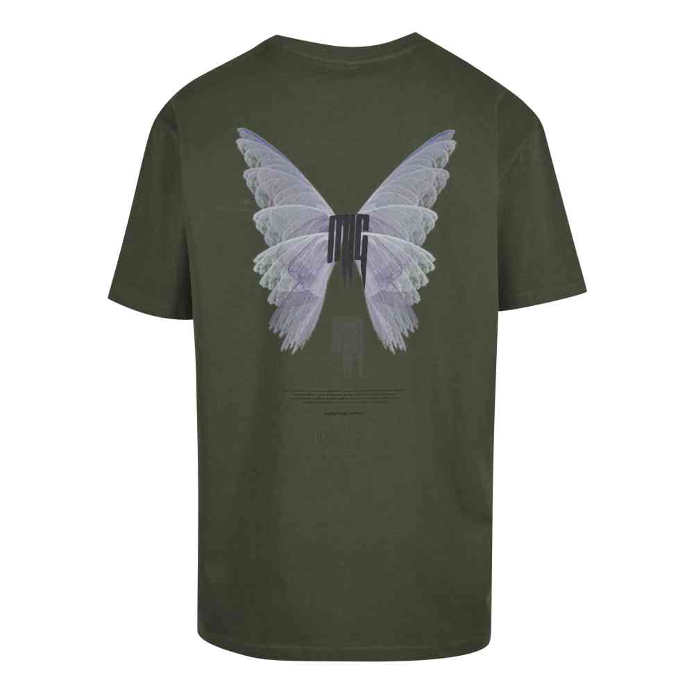 MJ GONZALES - Metamorphose V.2 X Heavy Oversized Heren Tshirt - Olijfgroen